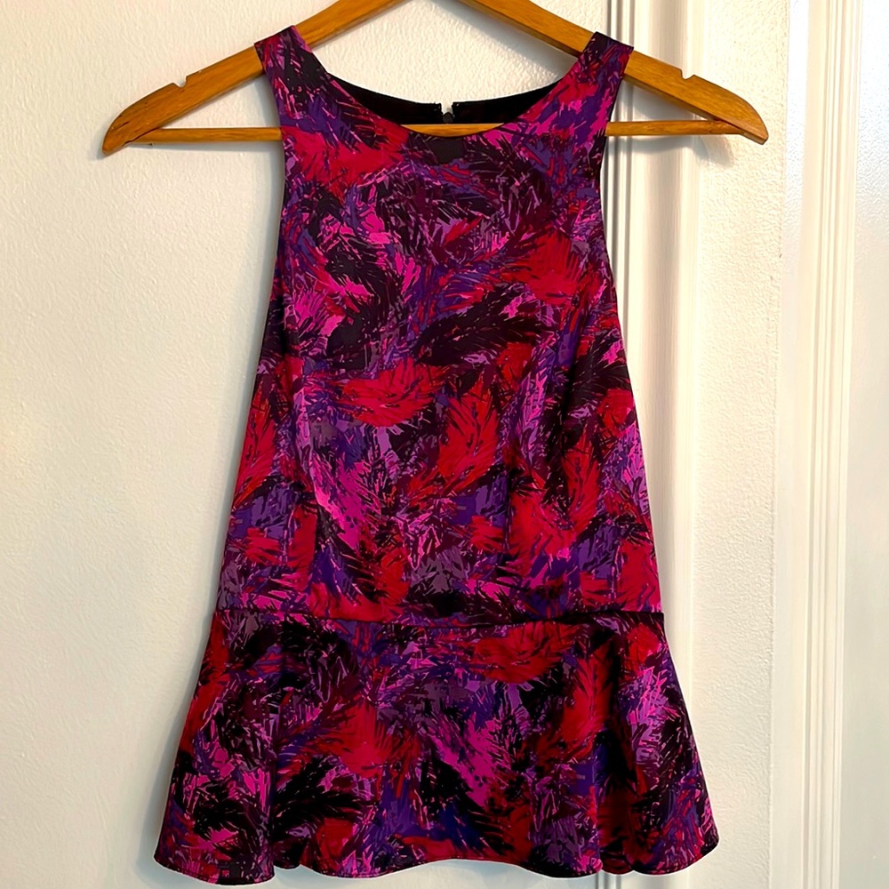Purple peplum